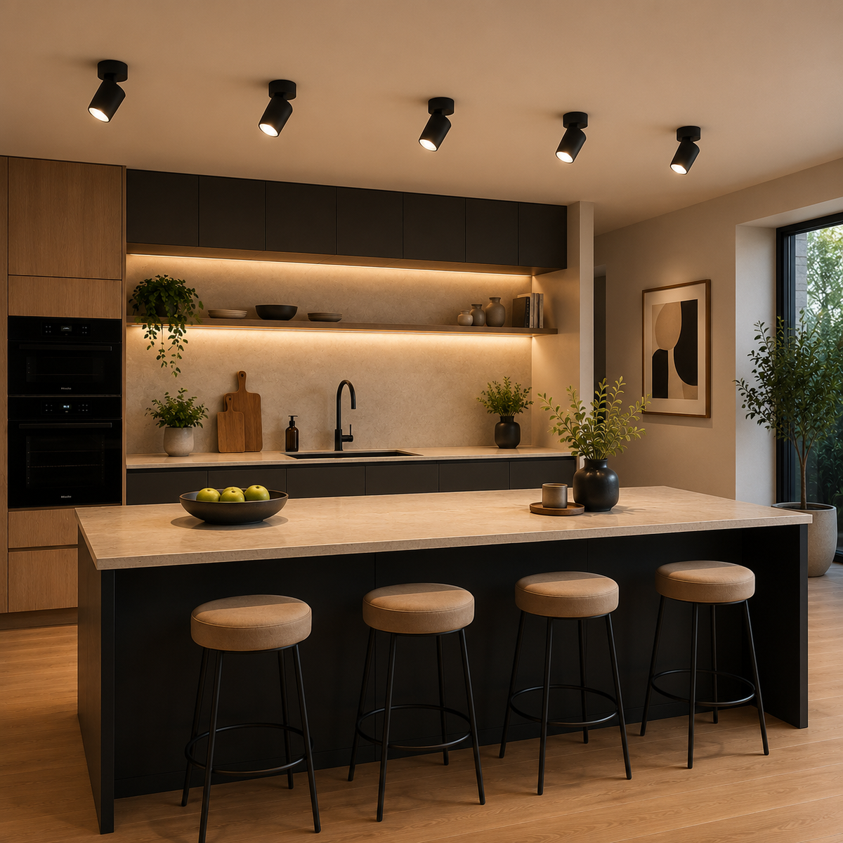 Ceiling Spotlight Minimalist with Swivel Head and Integrated LED