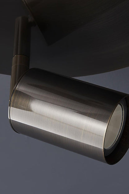 Ceiling Spotlight Modern with Rotatable Heads and Round Base