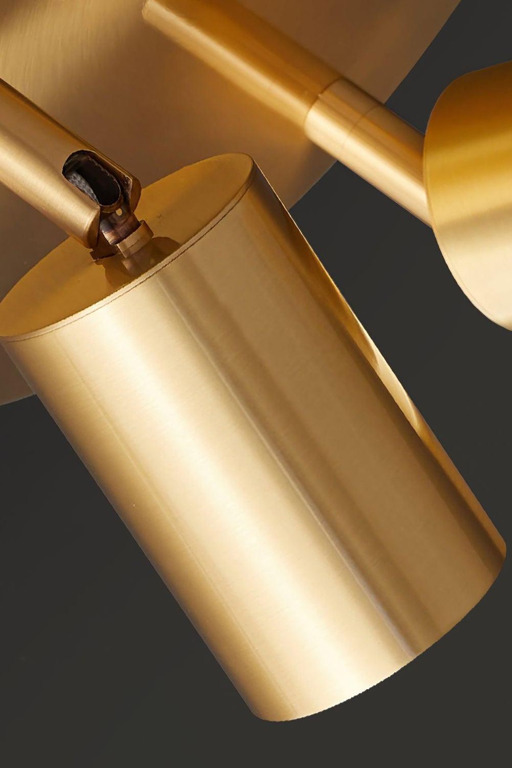 Ceiling Spotlight Modern with Rotatable Heads and Round Base