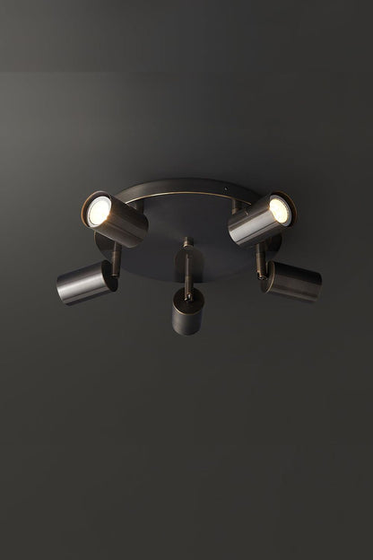 Ceiling Spotlight Modern with Rotatable Heads and Round Base