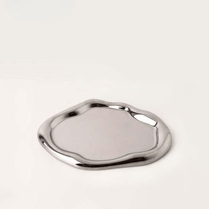 Ceramic Trinket Dish with Shiny Finish for Rings and Earrings