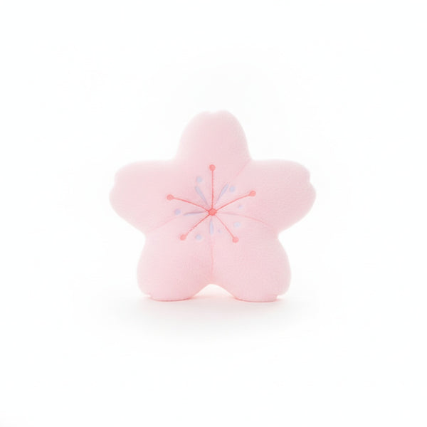 Cherry Blossom Flower Shaped Plush Cushion with PP Cotton Filling