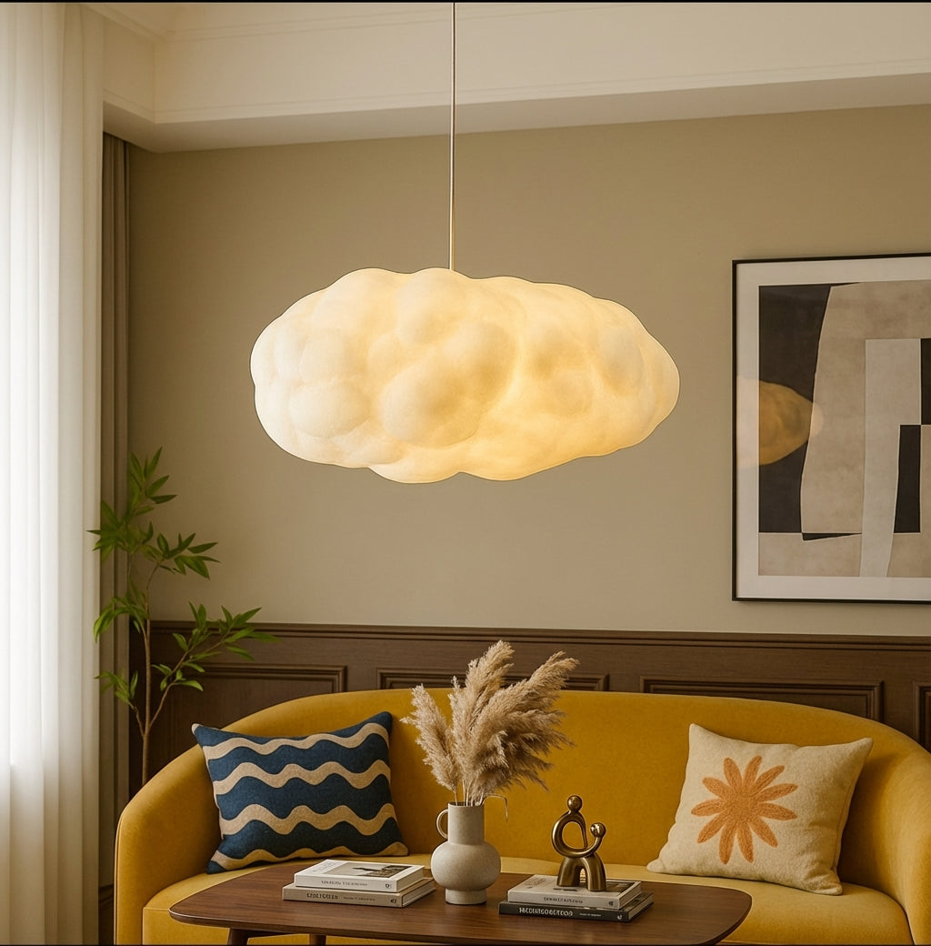 Cloud Pendant Lamp Modern with Adjustable Height and Sculptural Shape