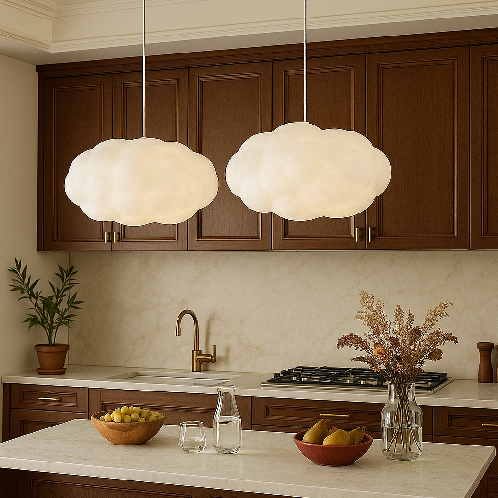 Cloud Pendant Lamp Modern with Adjustable Height and Sculptural Shape