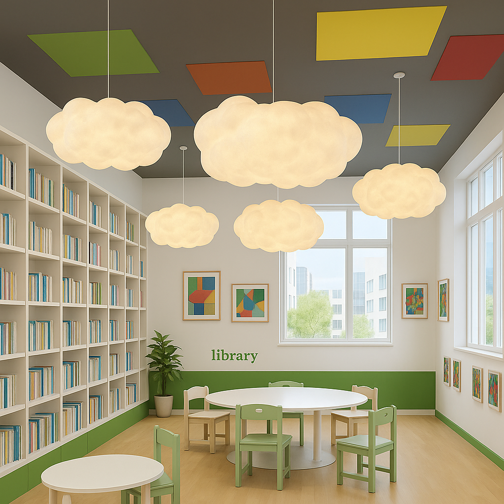 Cloud Pendant Lamp Modern with Adjustable Height and Sculptural Shape