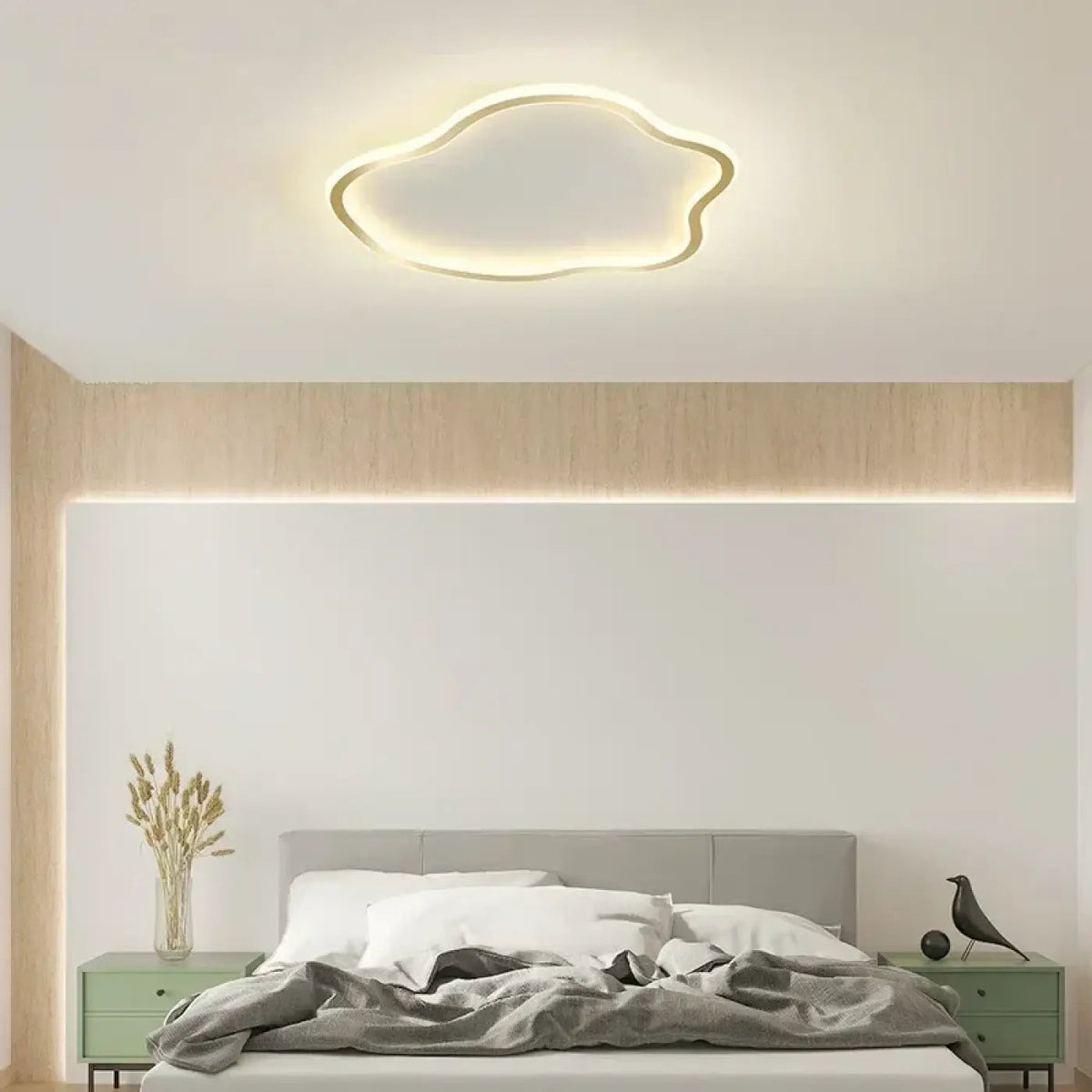 Cloud Shape LED Ceiling Light Modern Minimalist with Soft Diffused Glow