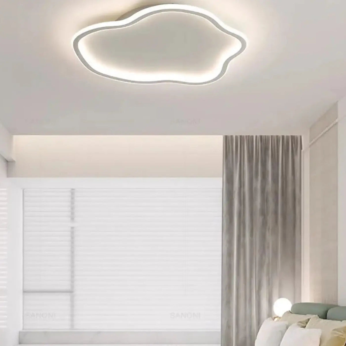 Cloud Shape LED Ceiling Light Modern Minimalist with Soft Diffused Glow