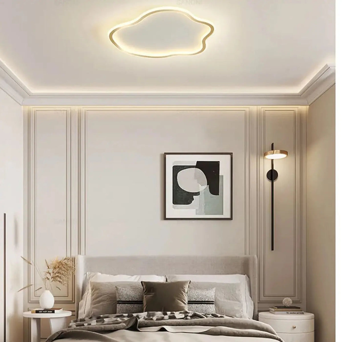Cloud Shape LED Ceiling Light Modern Minimalist with Soft Diffused Glow