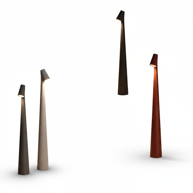 Cordless LED Table Lamp Minimalist with Dimmer and Rechargeable Battery