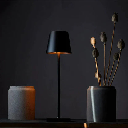 Cordless LED Table Lamp Modern with Touch Control and Dimmable Light