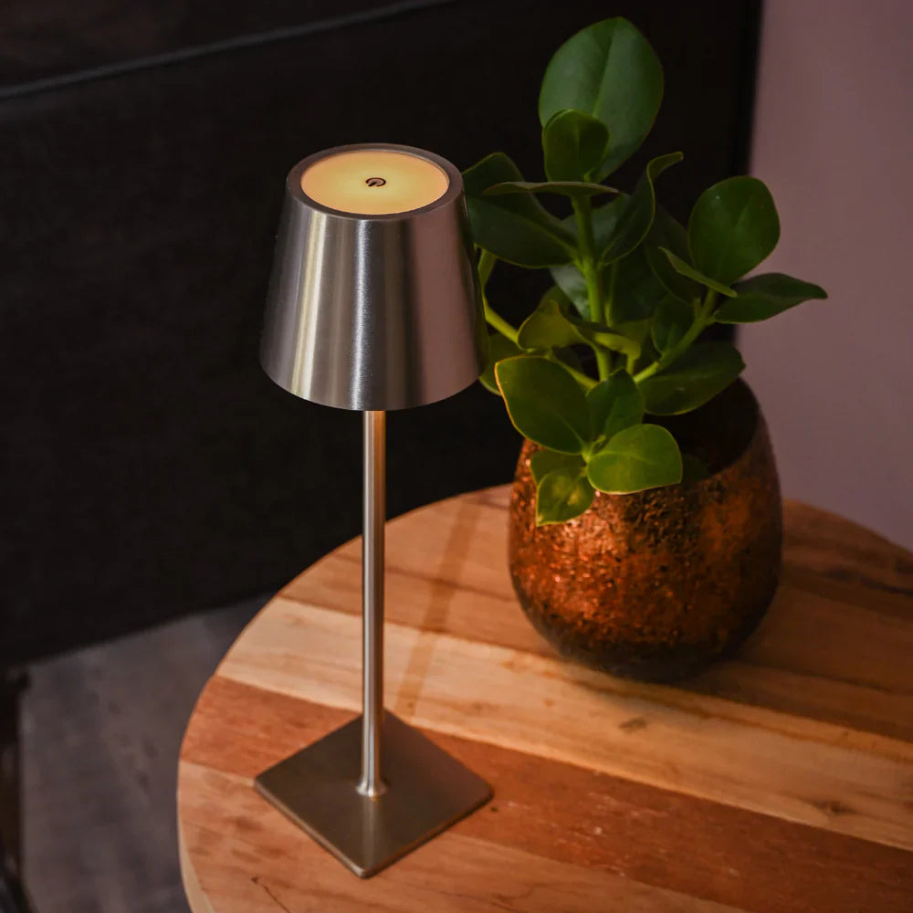 Cordless LED Table Lamp Modern with Touch Control and Dimmable Light