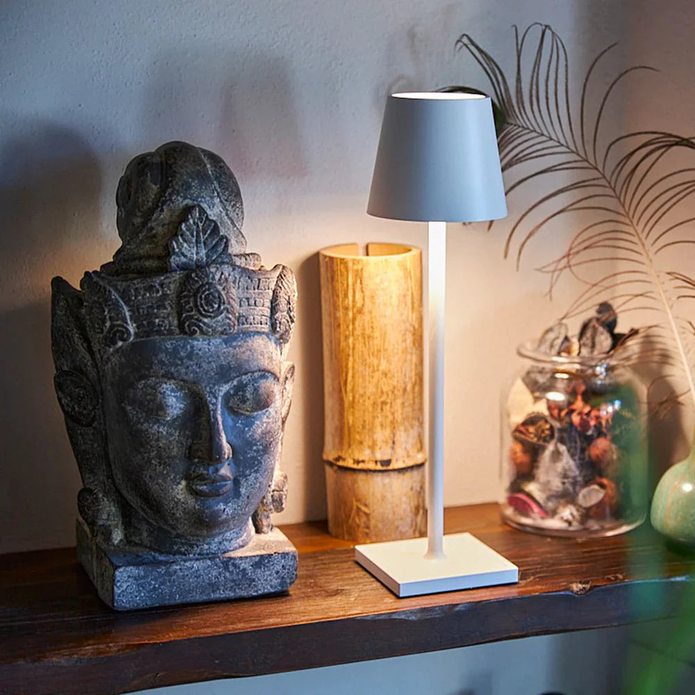 Cordless LED Table Lamp Modern with Touch Control and Dimmable Light