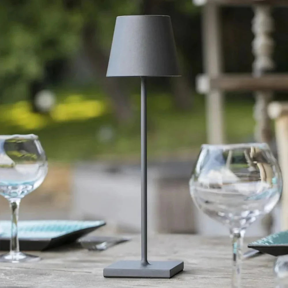 Cordless LED Table Lamp Modern with Touch Control and Dimmable Light