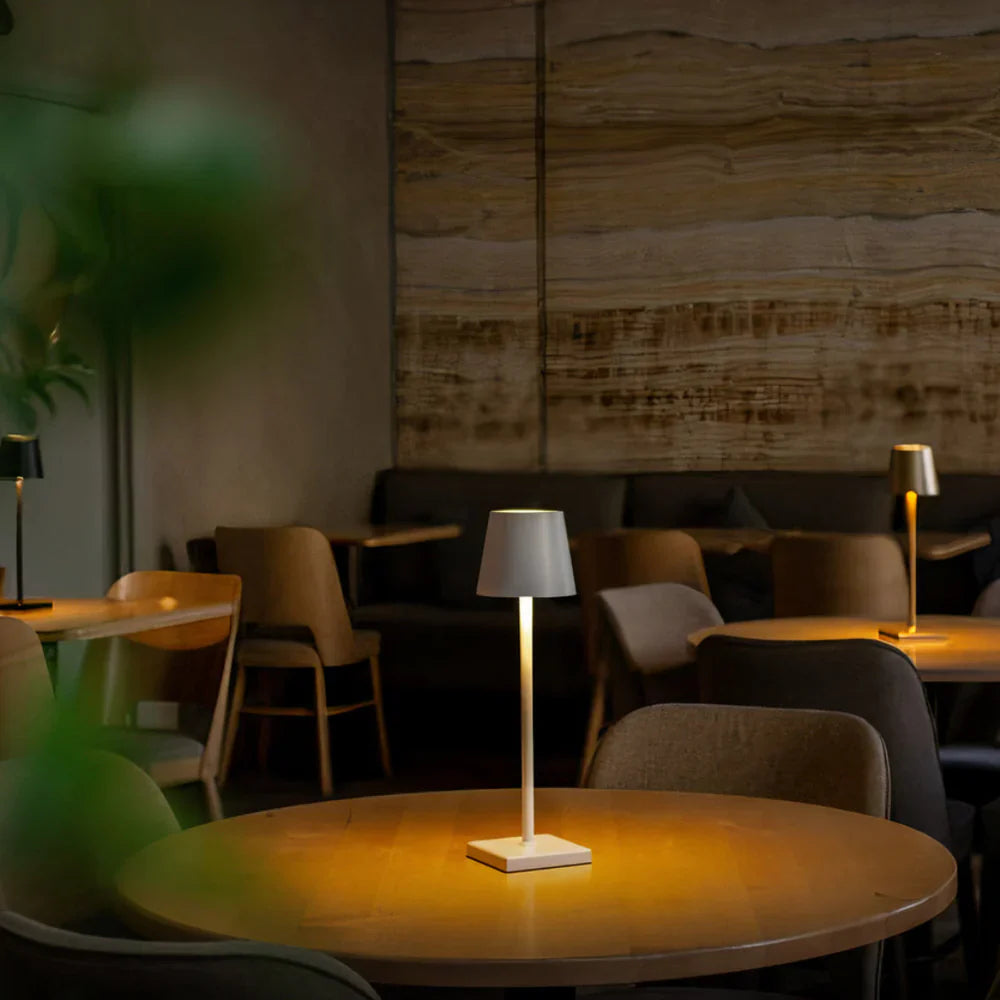 Cordless LED Table Lamp Modern with Touch Control and Dimmable Light