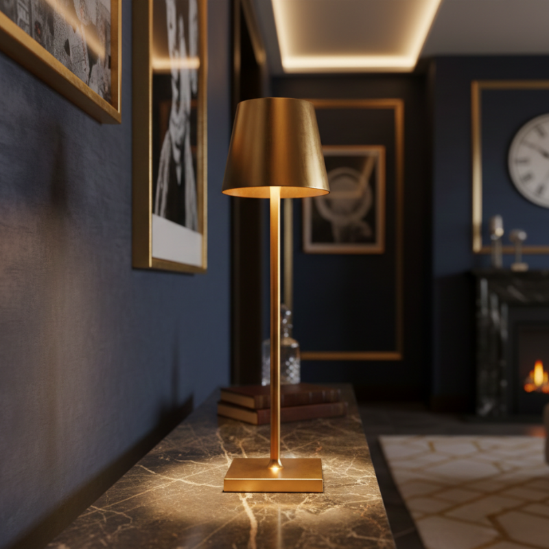 Cordless LED Table Lamp Modern with Touch Control and Dimmable Light