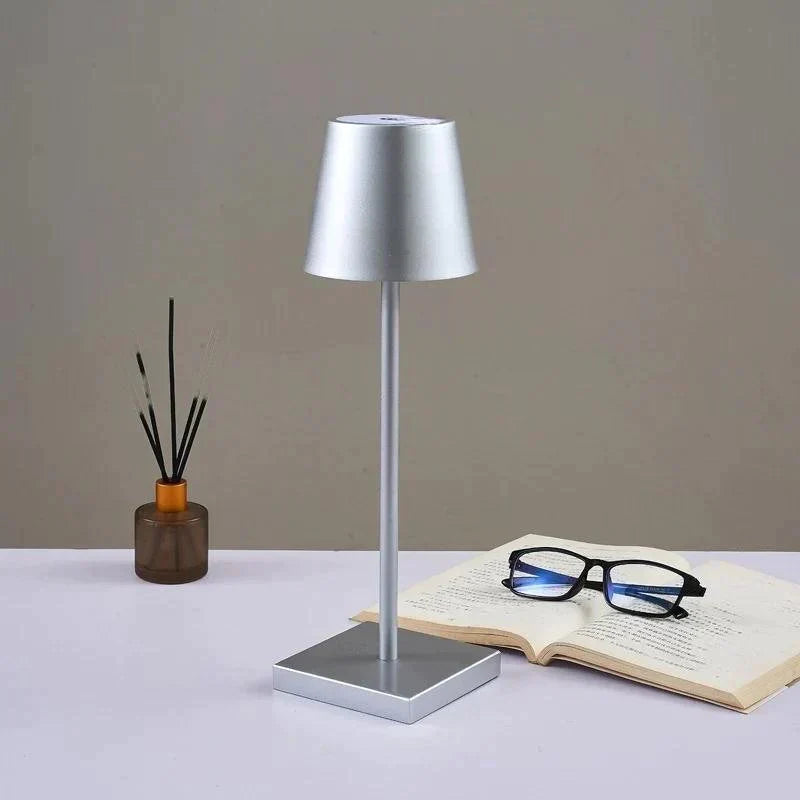 Cordless LED Table Lamp Modern with Touch Control and Dimmable Light