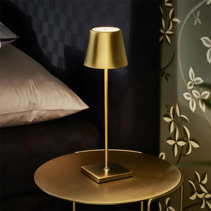 Cordless LED Table Lamp Modern with Touch Control and Dimmable Light