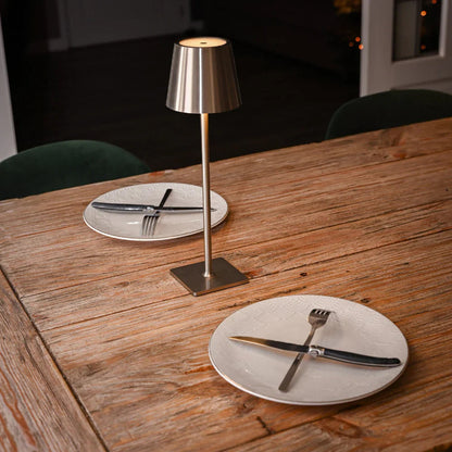 Cordless LED Table Lamp Modern with Touch Control and Dimmable Light
