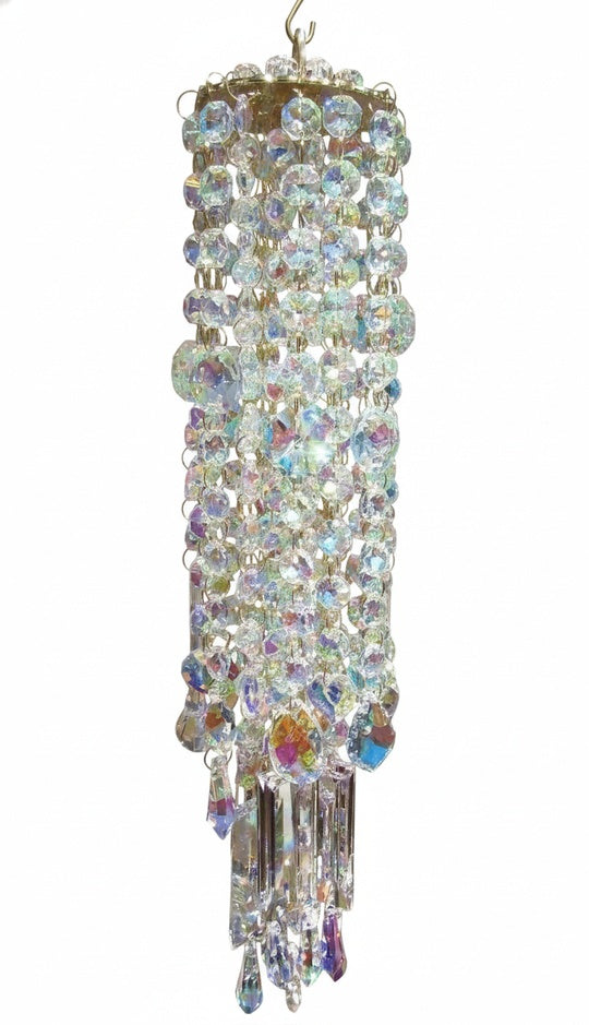 Crystal Wind Chime with Hanging Hook for Garden and Patio