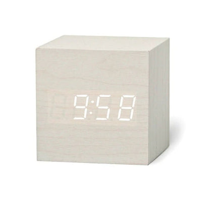 Cube LED Digital Alarm Clock with Date and Temperature Display