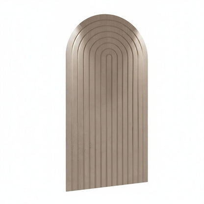 Curved Felt Pinboard with Striped Design for Wall