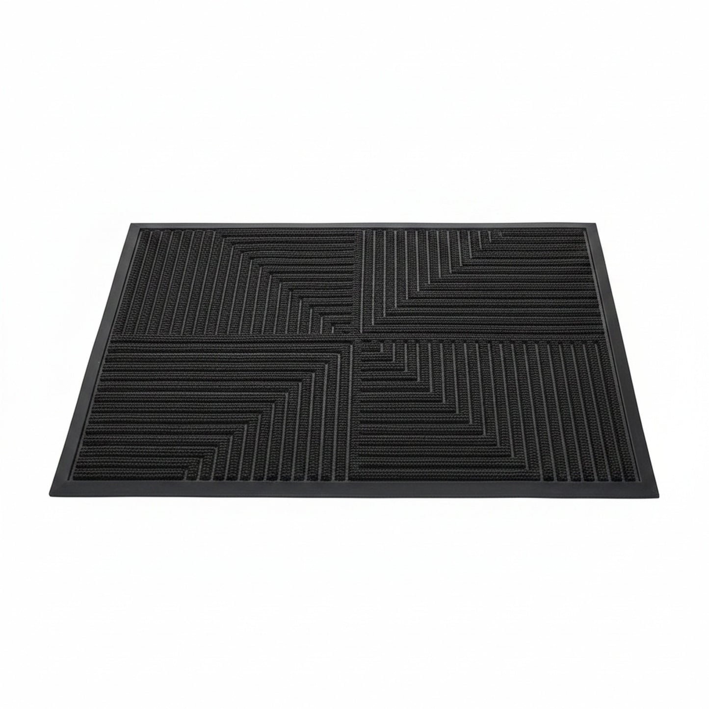 Doormat Indoor Outdoor with Anti-Slip Bottom and Geometric Pattern