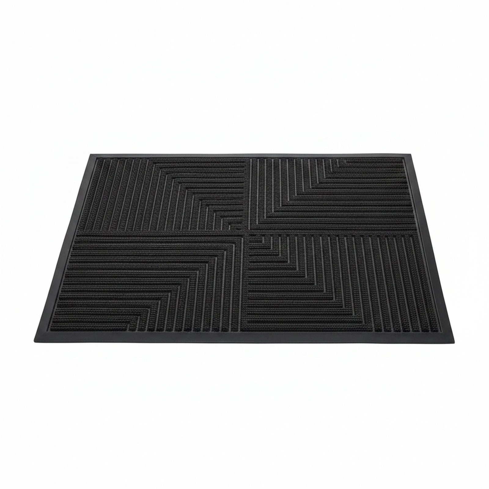 Doormat Indoor Outdoor with Anti-Slip Bottom and Geometric Pattern