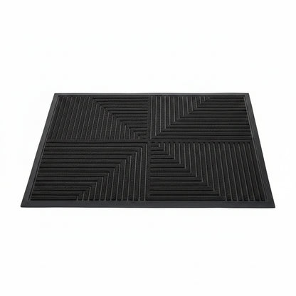 Doormat Indoor Outdoor with Anti-Slip Bottom and Geometric Pattern