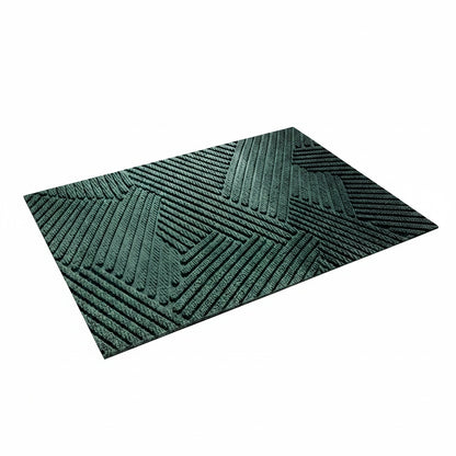 Entrance Doormat with 3D Geometric Pattern and Anti-Slip Backing