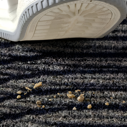 Entrance Doormat with 3D Geometric Pattern and Anti-Slip Backing