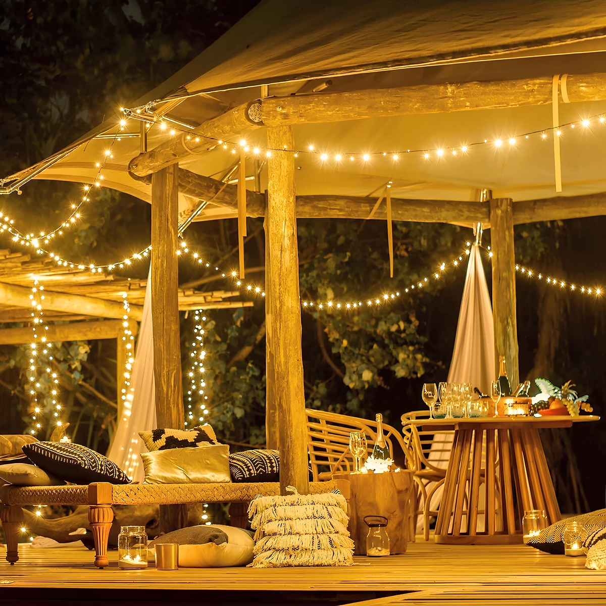 Fairy Lights with LED String for Garden and Patio