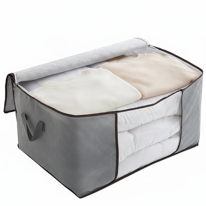 Foldable Storage Bags for Clothes with Transparent Window and Carry Handles