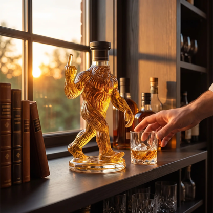 Funny Bigfoot Whiskey Decanter