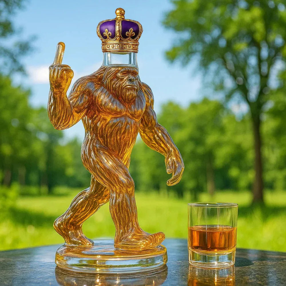 Funny Bigfoot Whiskey Decanter