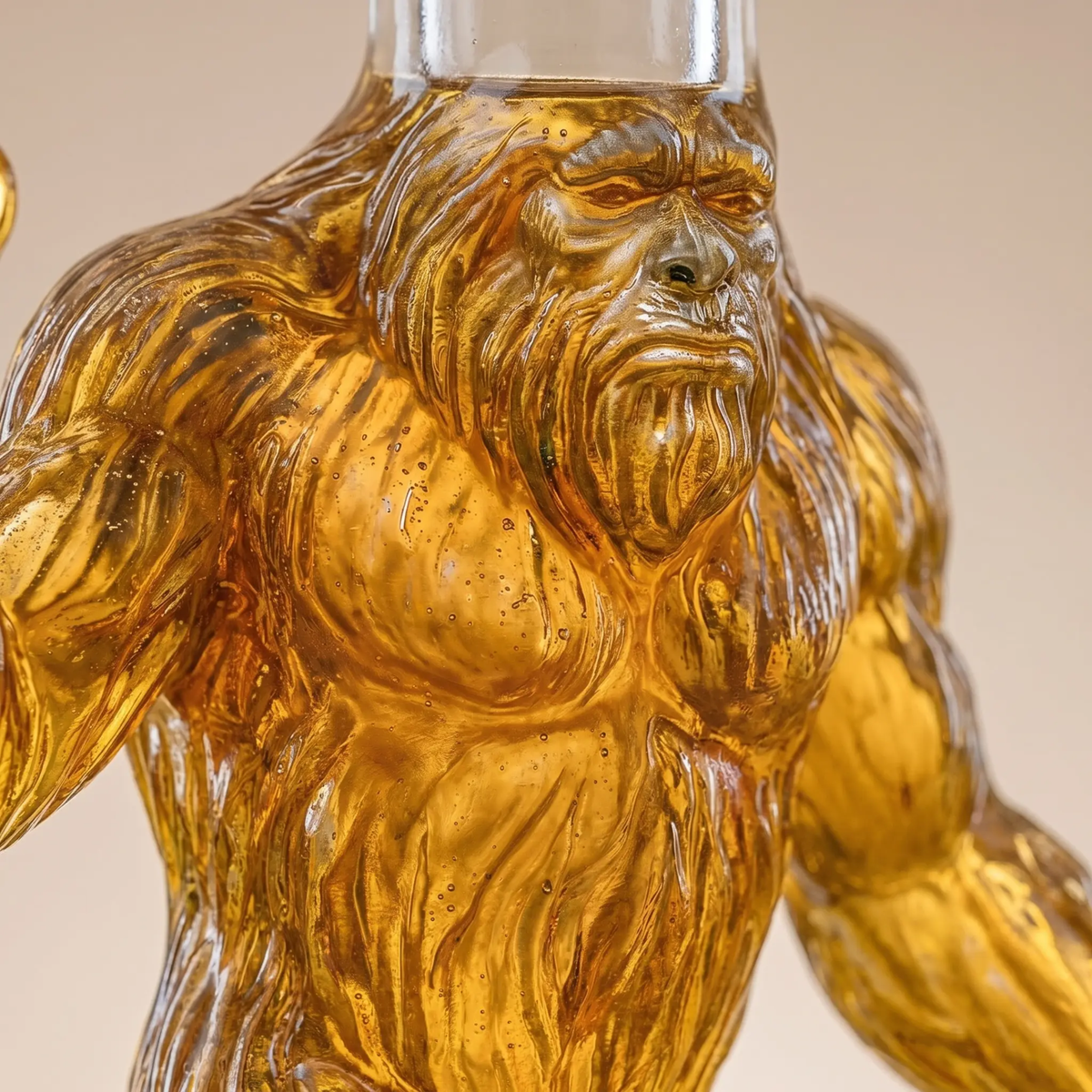 Funny Bigfoot Whiskey Decanter
