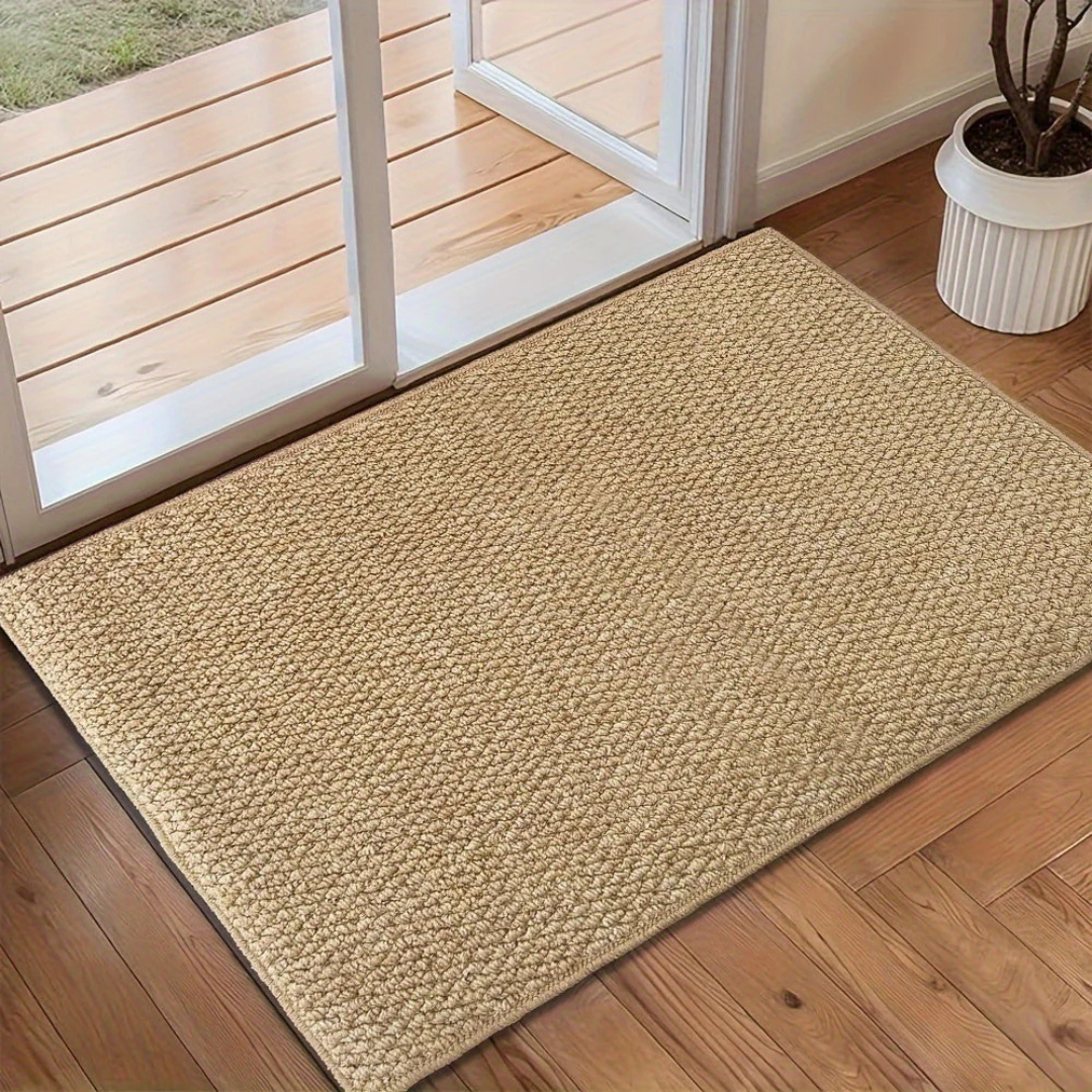 Indoor Doormat with Woven Texture