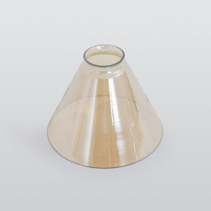 Industrial Pendant Light with Glass Shade and Adjustable Cord