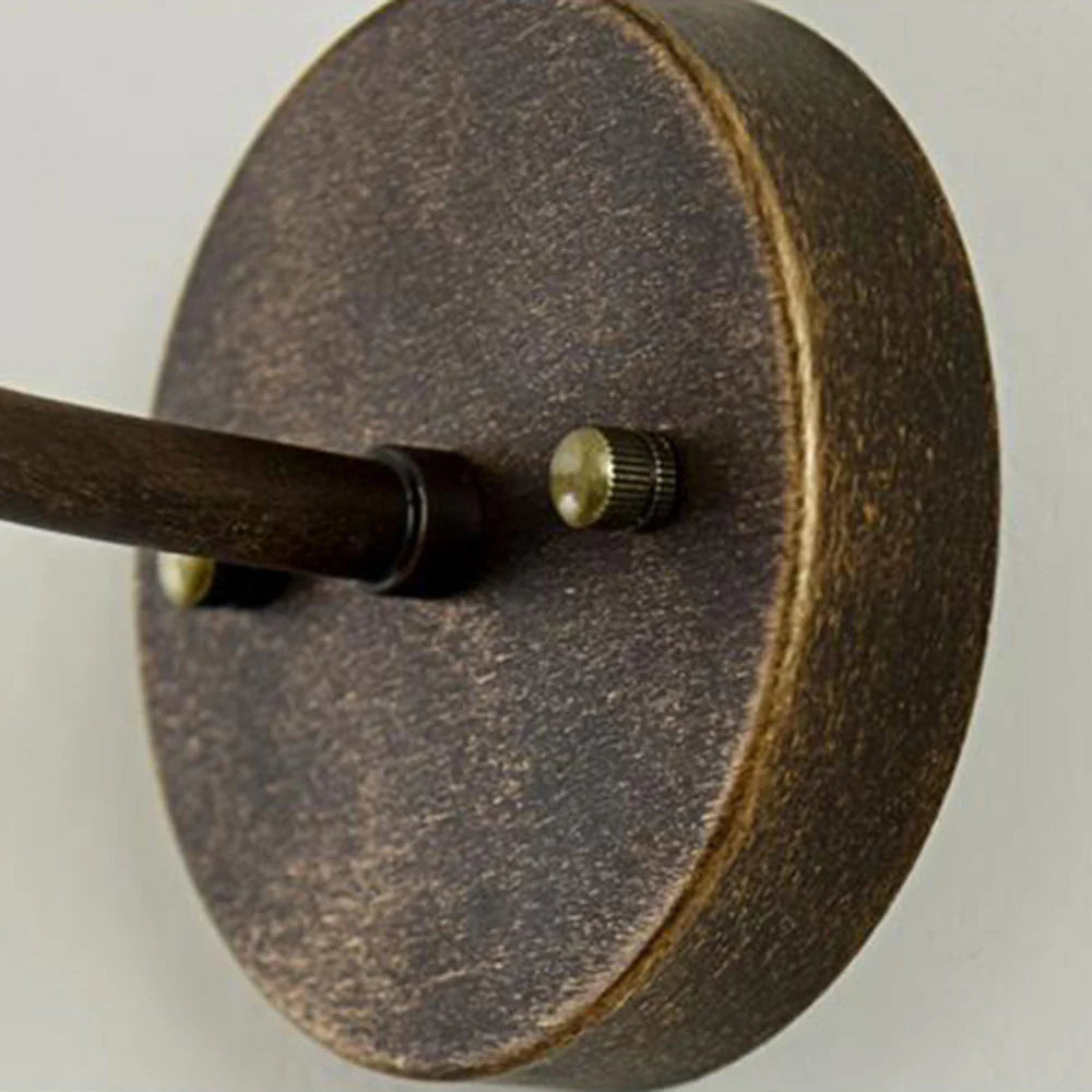 Industrial Vintage Wall Lamp with Gooseneck Arm and Dome Shade