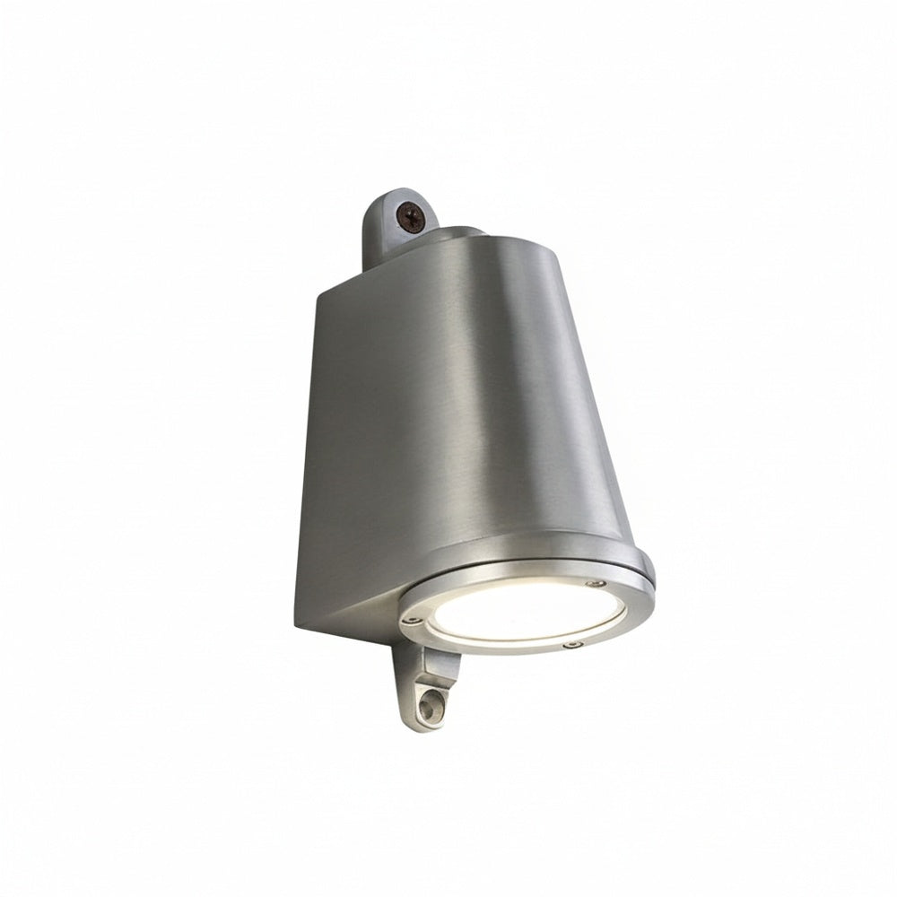 Industrial Wall Lamp with Bell-Shaped Metal Shade and Integrated LED