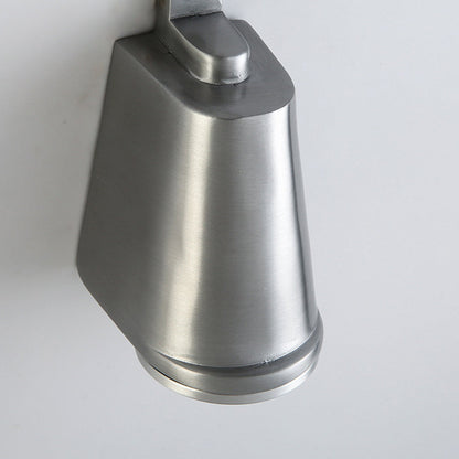 Industrial Wall Lamp with Bell-Shaped Metal Shade and Integrated LED