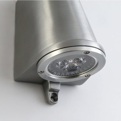 Industrial Wall Lamp with Bell-Shaped Metal Shade and Integrated LED