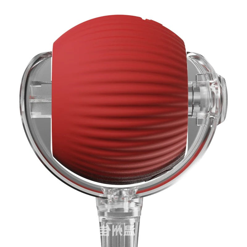 Interactive Rolling Ball Dog Toy with Tail Attachment and Random Movement