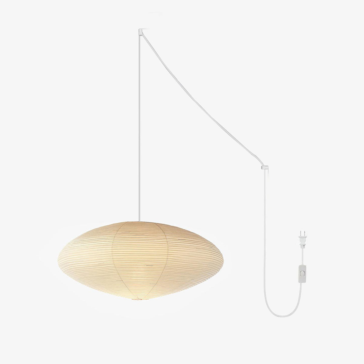 Japanese Washi Paper Lantern Swag Pendant Light