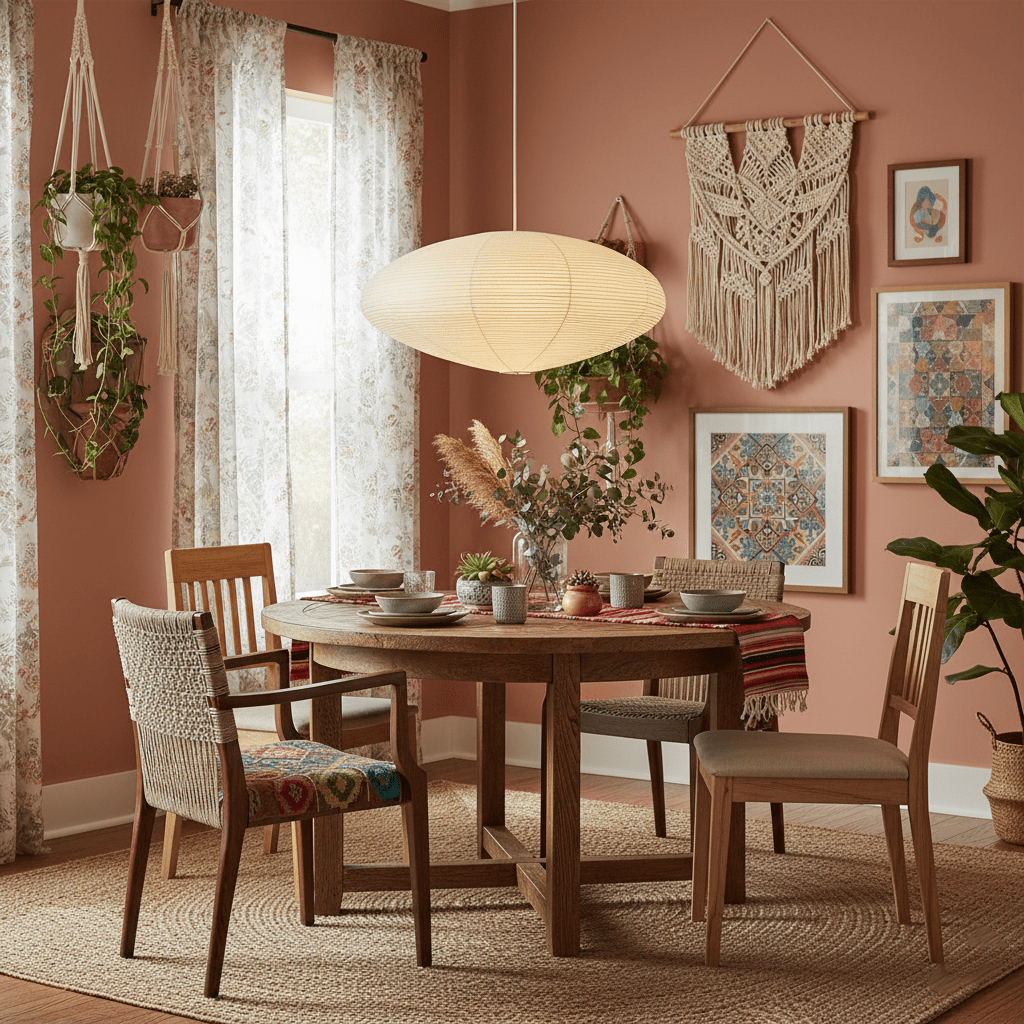 Japanese Washi Paper Lantern Swag Pendant Light