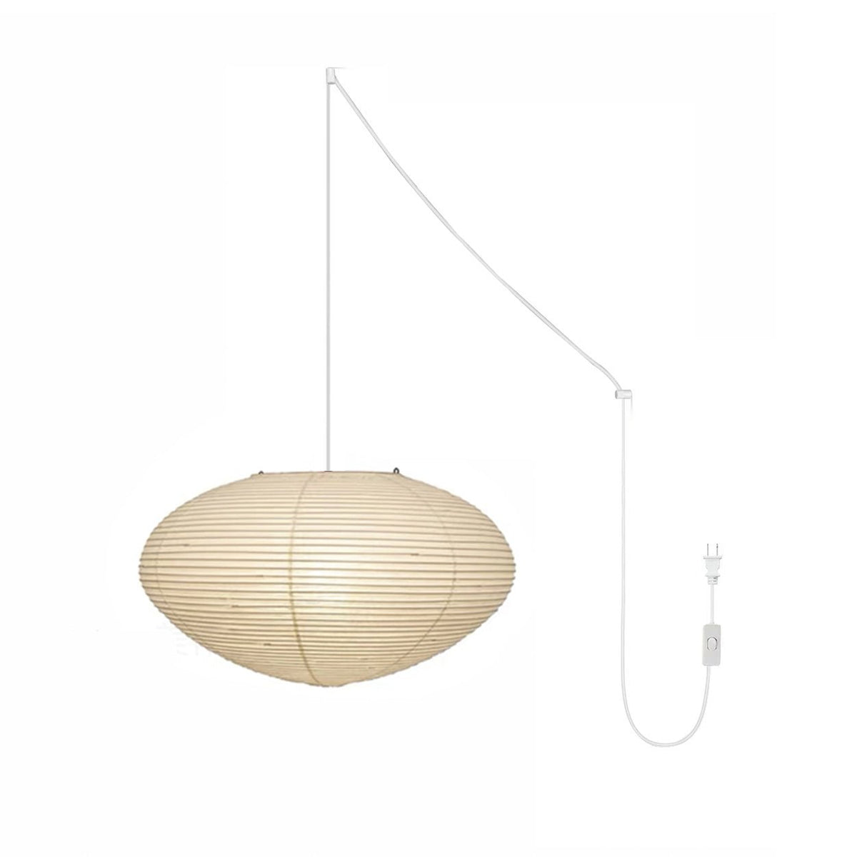 Japanese Washi Paper Lantern Swag Pendant Light