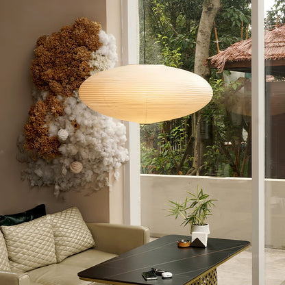 Japanese Washi Paper Lantern Swag Pendant Light