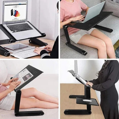 Laptop Stand with Mouse Plate and Ventilation Holes