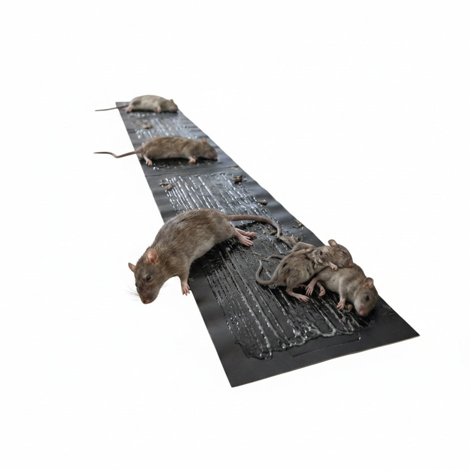 Large Glue Trap for Rats, Mice and Insects, 10-Pack
