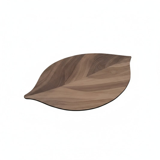 Leaf-Shaped Bath Mat with Anti-Slip Bottom and Quick-Absorbing Surface