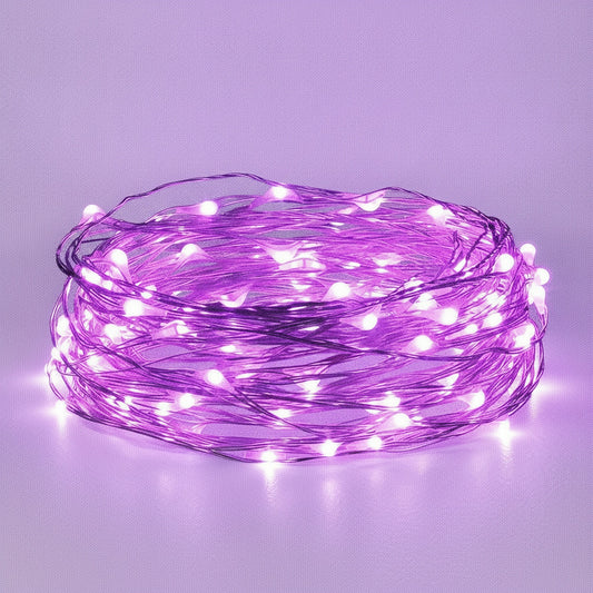 LED Fairy String Lights Battery Operated with Flexible Wire and Multiple Light Modes